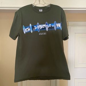 Dark Green Gildan "Maui" T-Shirt